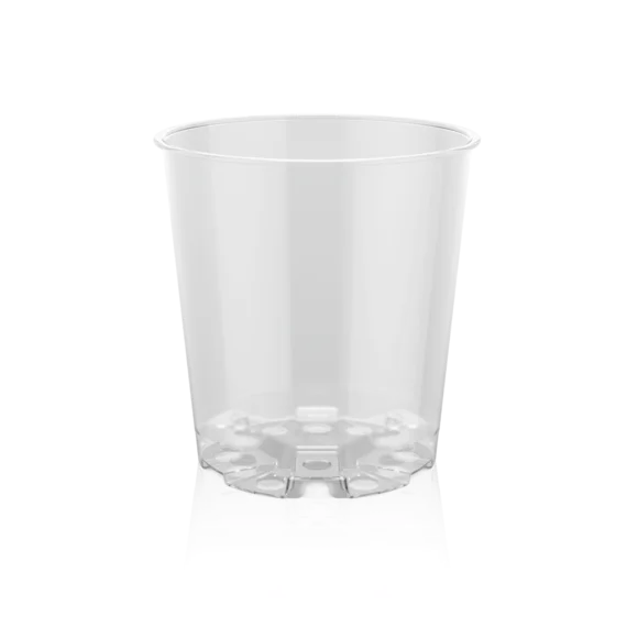 Pöppelmann Clear Orchid Container | Transparent Nursery Pot (TEKU MCB 6cm)