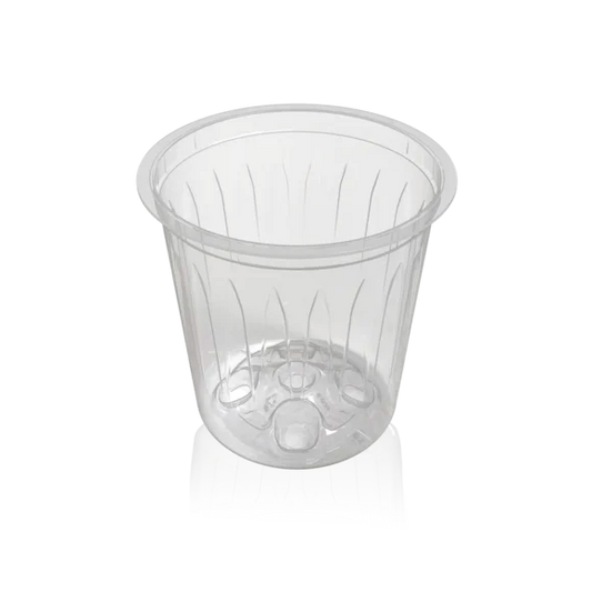 Pöppelmann Clear Orchid Container | Transparent Nursery Pot (TEKU VCO 9cm)