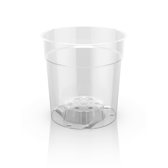 Pöppelmann Clear Orchid Container | Transparent Nursery Pot (TEKU MCO 12cm)